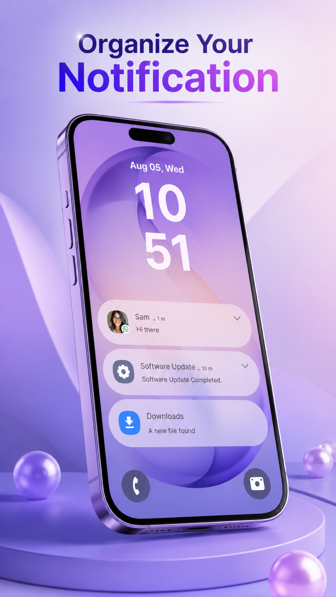اسکرین شات 1 برنامه Lock Screen S26 Style