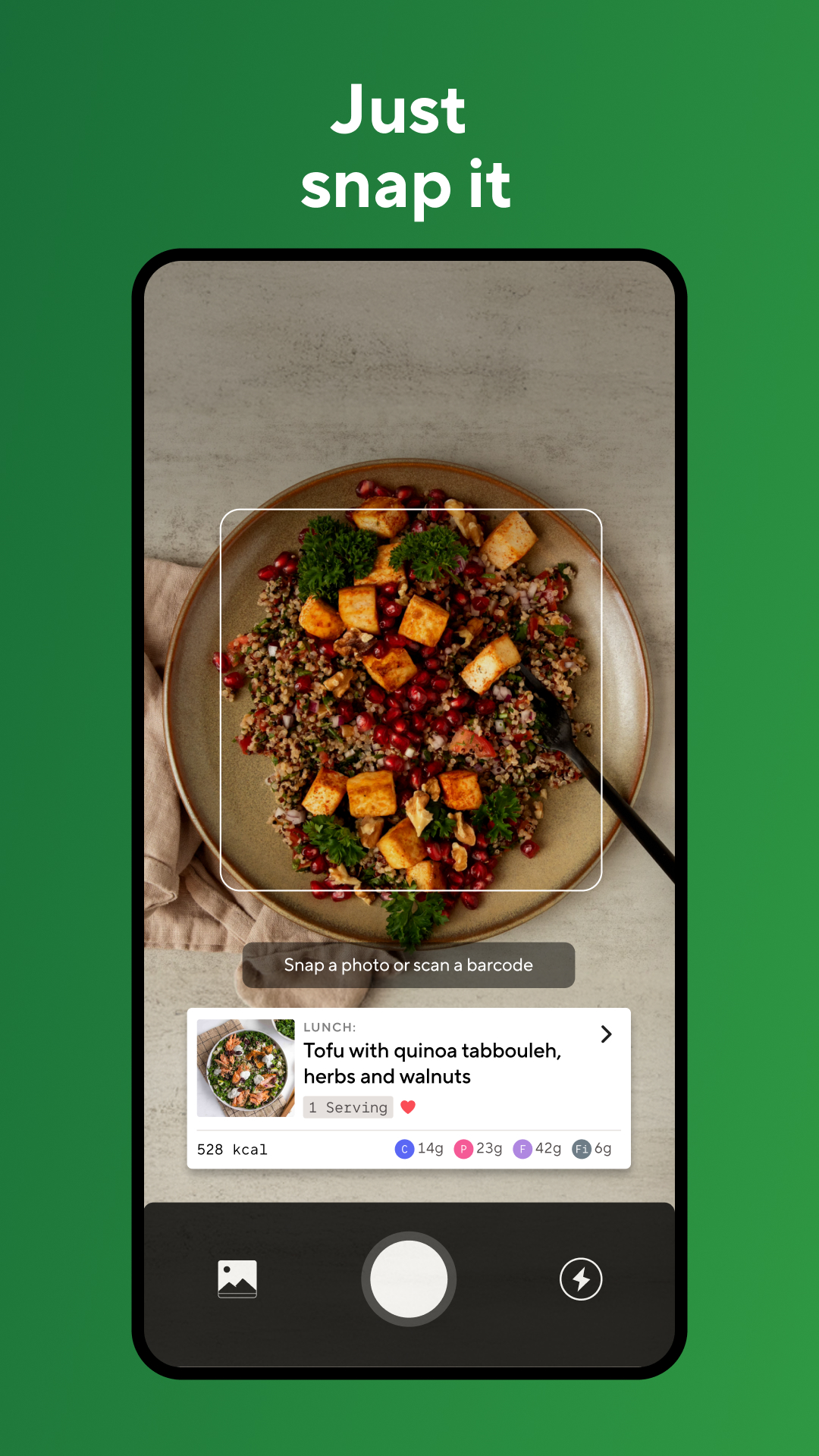 اسکرین شات 2 برنامه Lifesum: AI Calorie Tracker