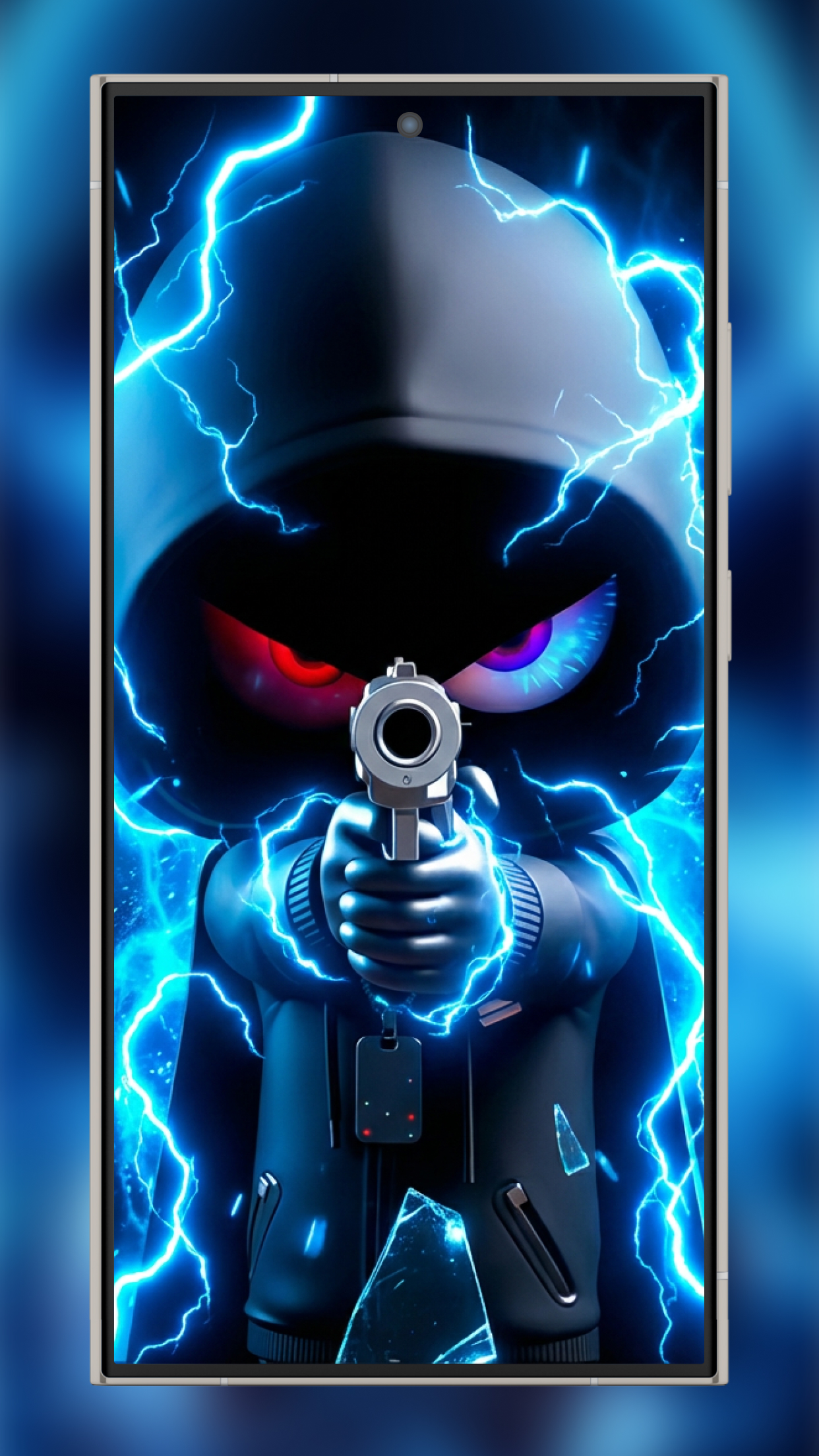 اسکرین شات 8 برنامه Silly Smile Gun Live Wallpaper