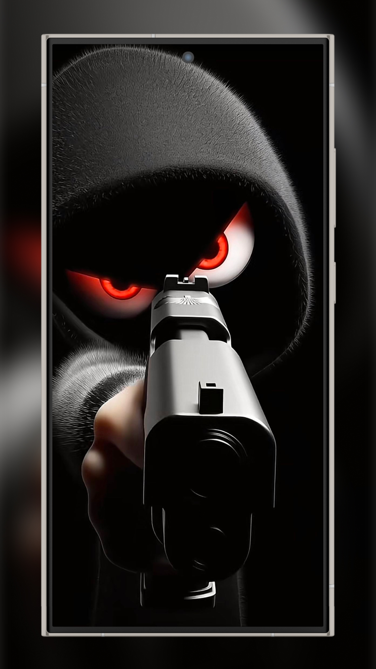 اسکرین شات 4 برنامه Silly Smile Gun Live Wallpaper