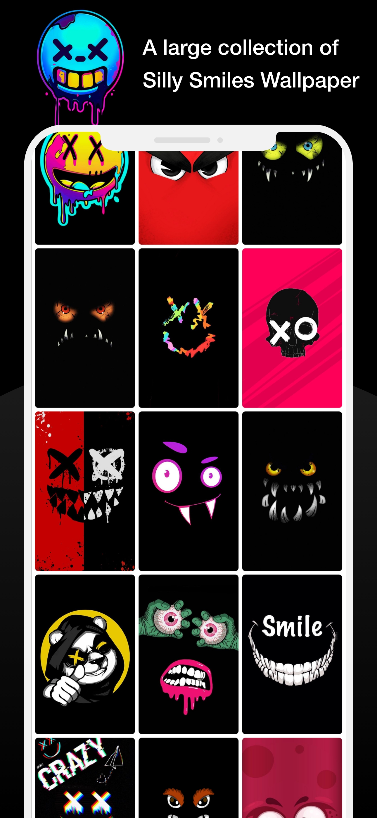 اسکرین شات 1 برنامه Silly Smiles Live Wallpaper