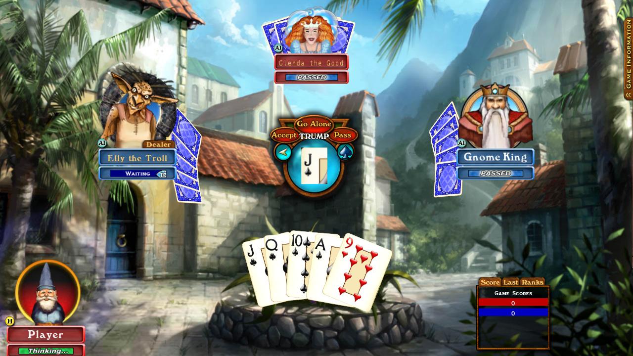 اسکرین شات 1 بازی Hardwood Euchre - Card Game