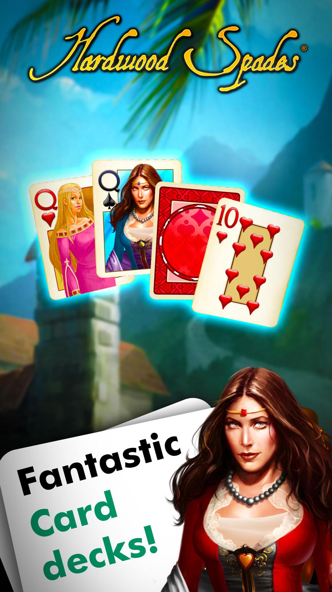 اسکرین شات 4 بازی Hardwood Spades - Card Game
