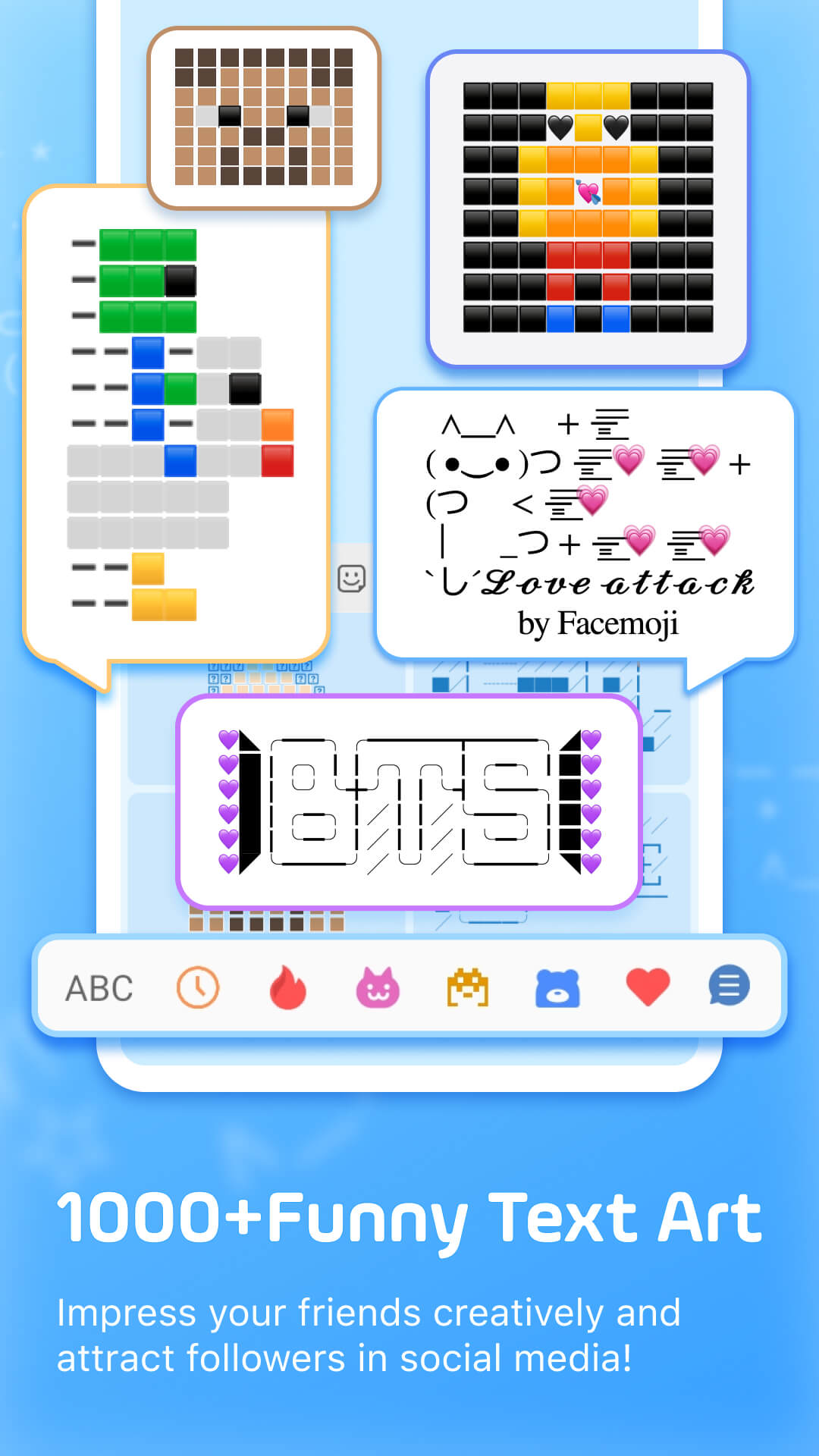 اسکرین شات 5 برنامه Facemoji AI Emoji Keyboard