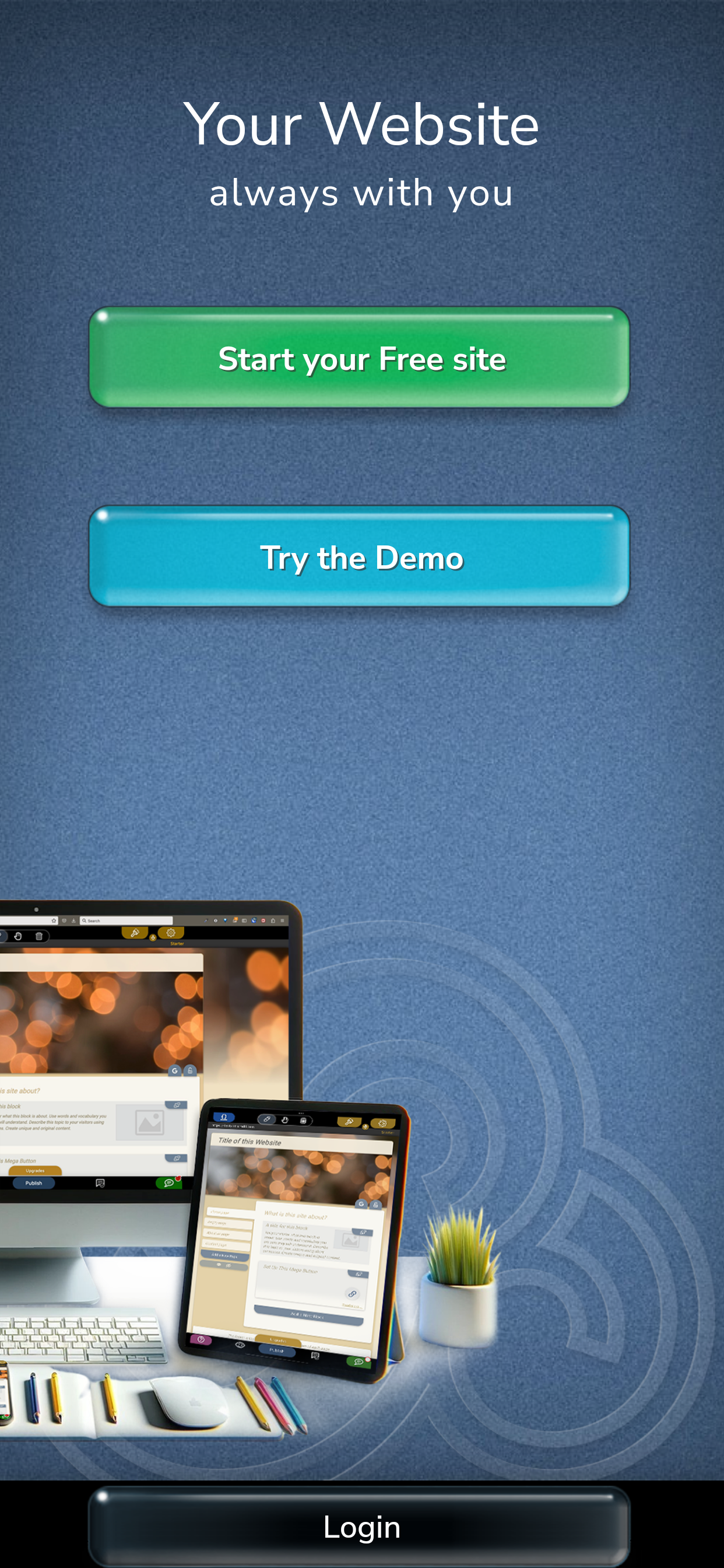 اسکرین شات 2 برنامه Website Builder for Android