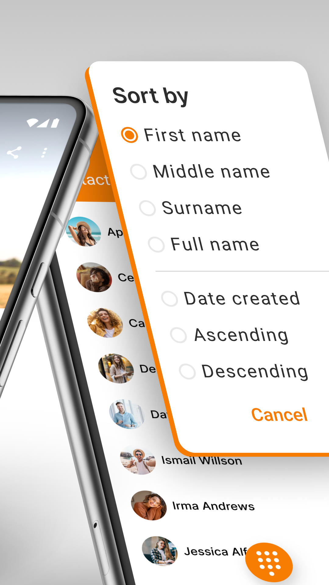 اسکرین شات 4 برنامه Simple Contacts