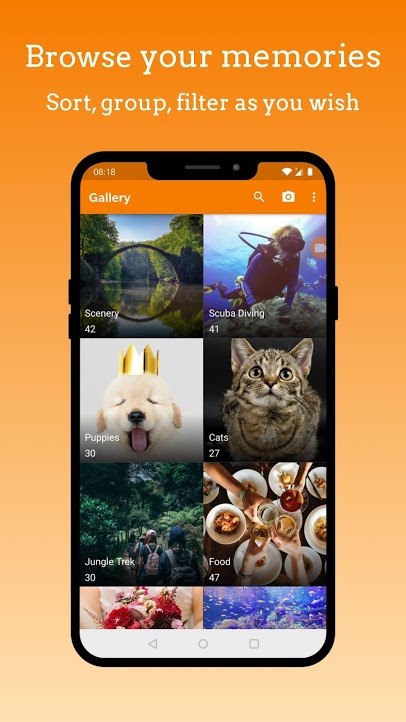 اسکرین شات 1 برنامه Simple Gallery Pro - Photo Manager & Editor
