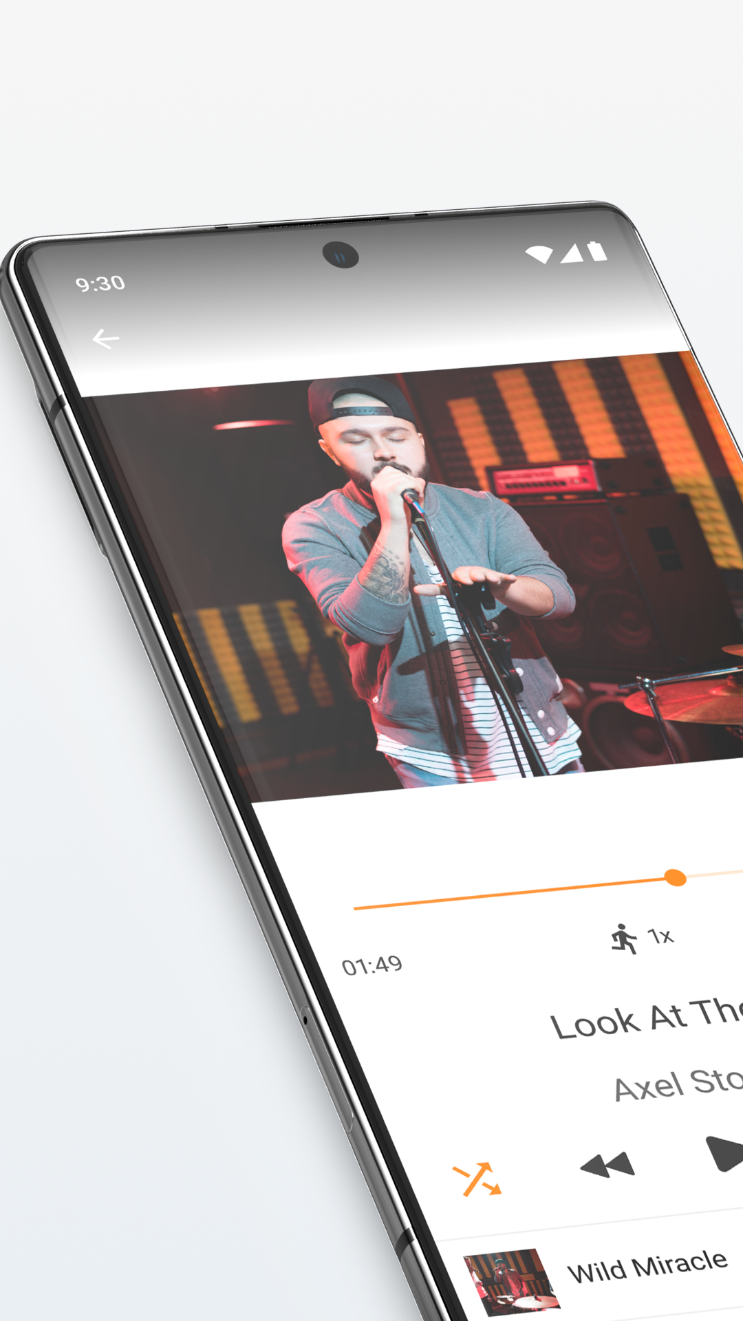اسکرین شات 3 برنامه Simple Music Player