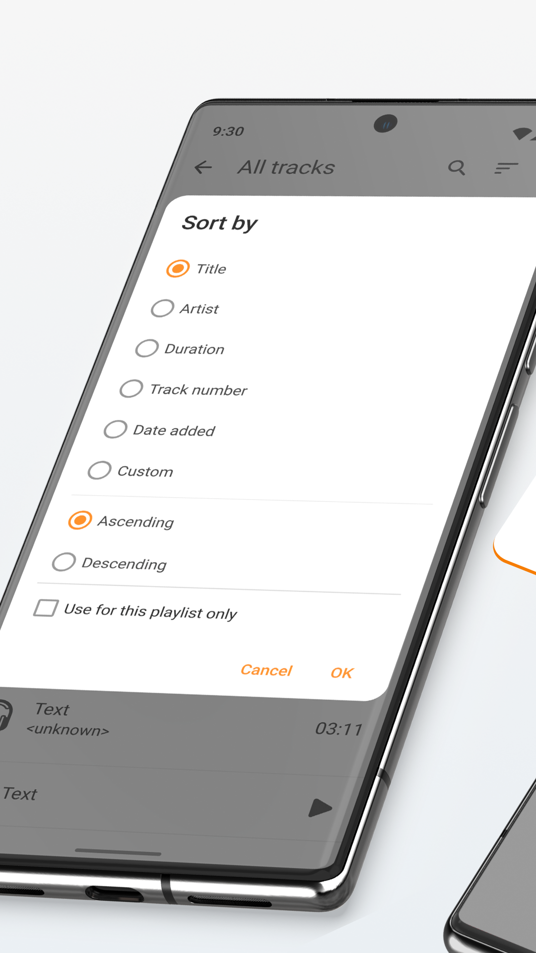 اسکرین شات 7 برنامه Simple Music Player