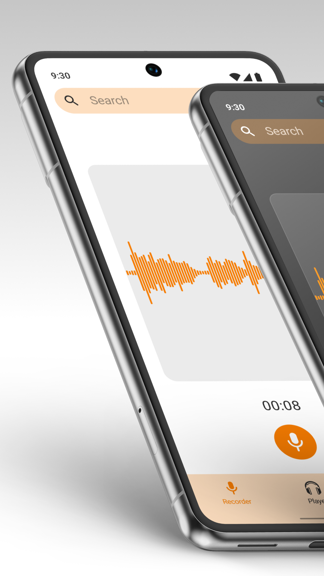 اسکرین شات 1 برنامه Simple Voice Recorder