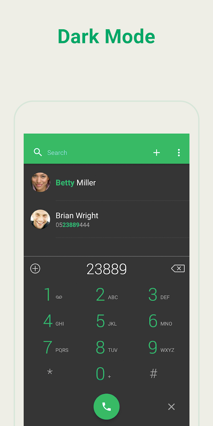اسکرین شات 6 برنامه Easy Phone: Dialer & Caller ID