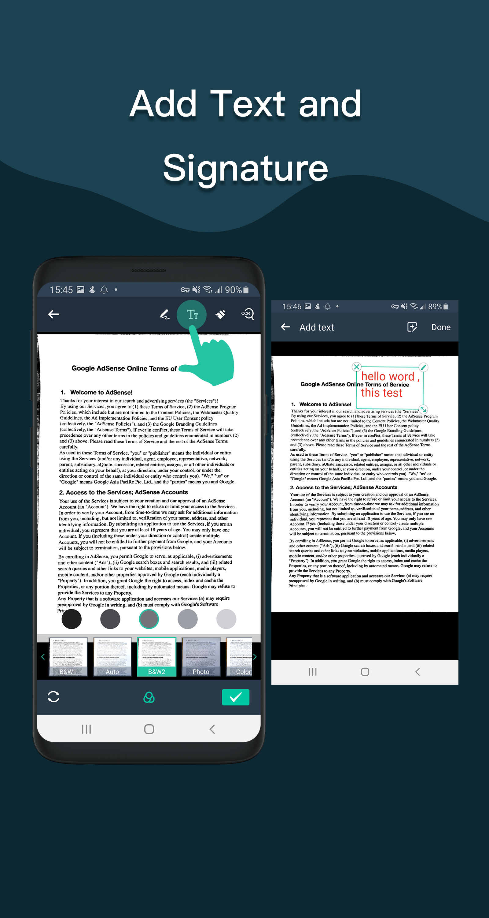 اسکرین شات 3 برنامه Simple Scan - PDF Scanner App