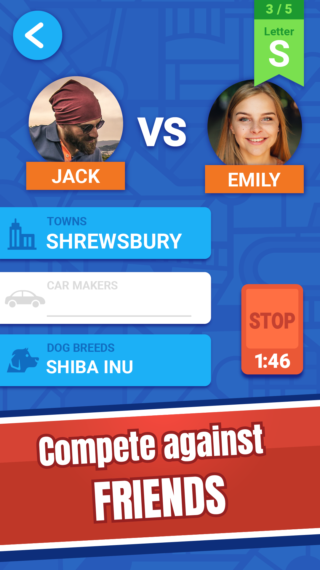 اسکرین شات 2 بازی Categories - Funny Word Game
