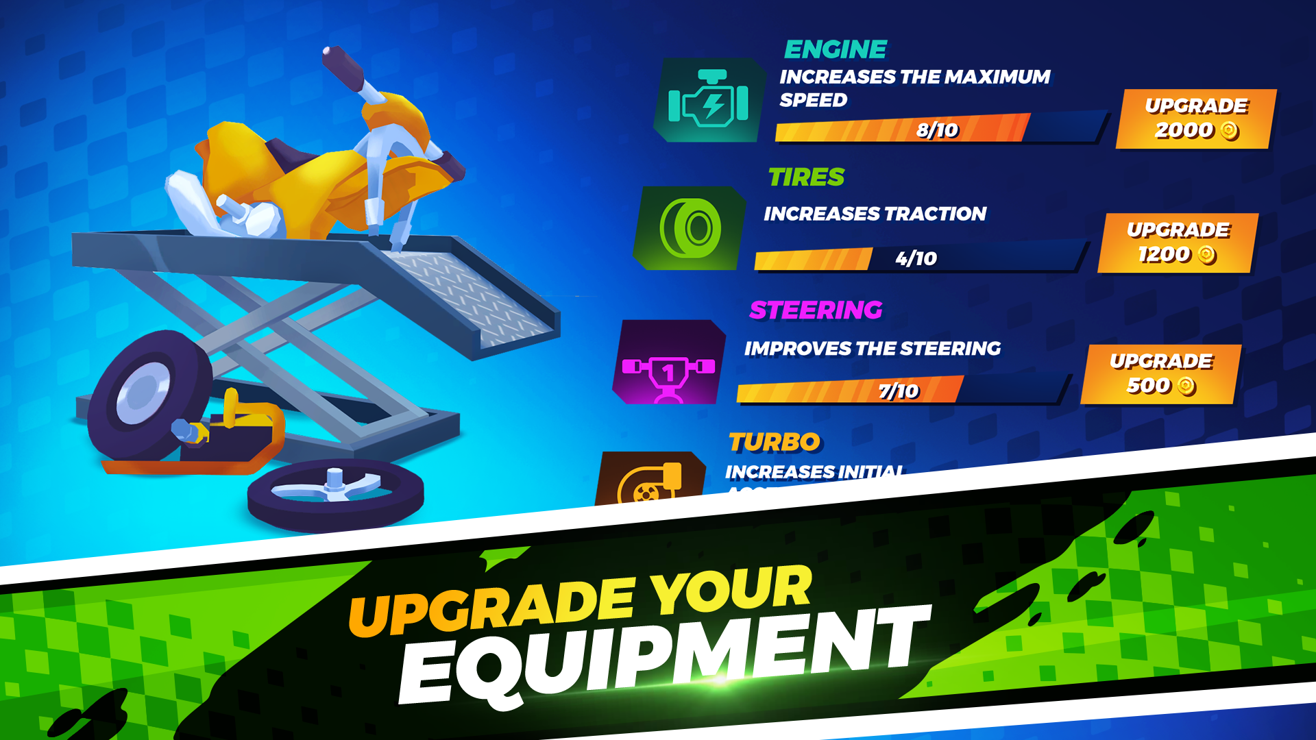 اسکرین شات 3 بازی Speedway Heros:Star Bike Games