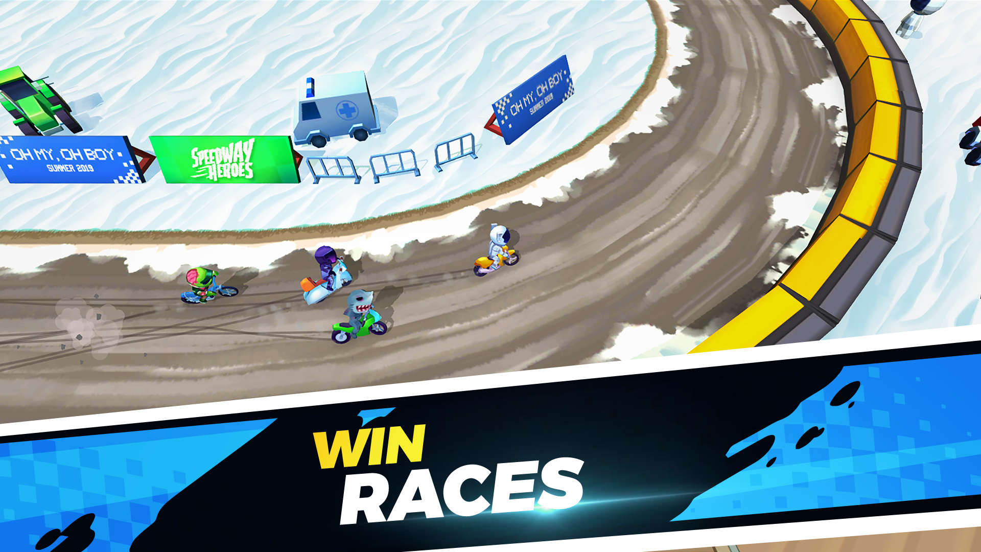 اسکرین شات 2 بازی Speedway Heros:Star Bike Games
