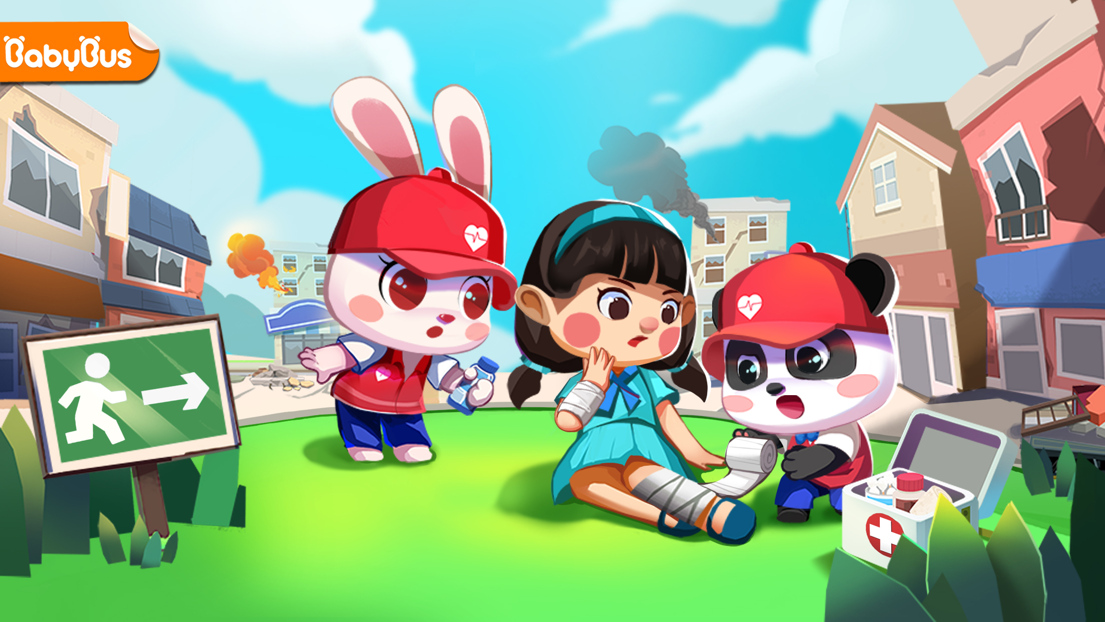 اسکرین شات 1 بازی Baby Panda's Emergency Tips