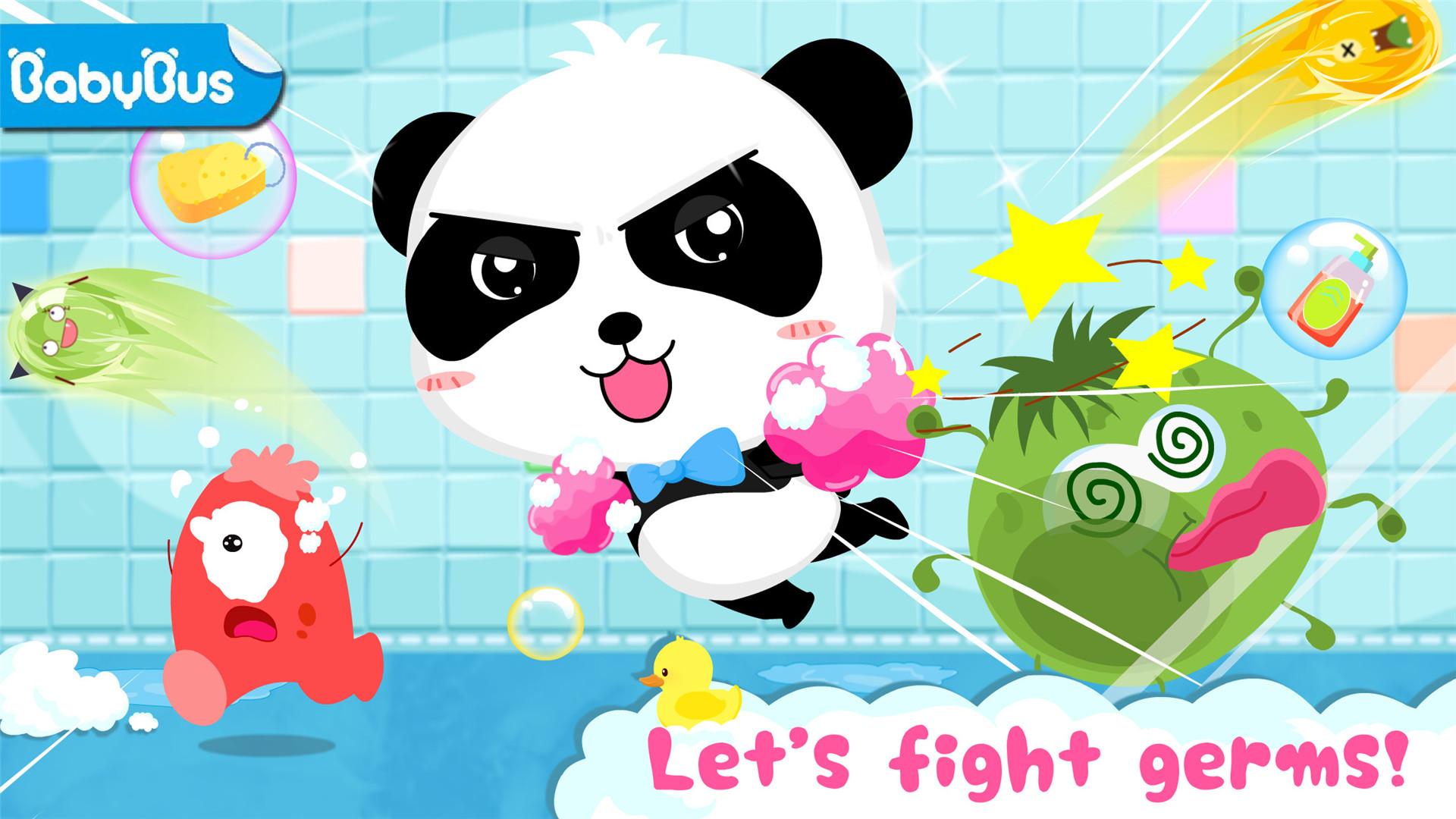 اسکرین شات 1 بازی Baby Panda's Bath Time