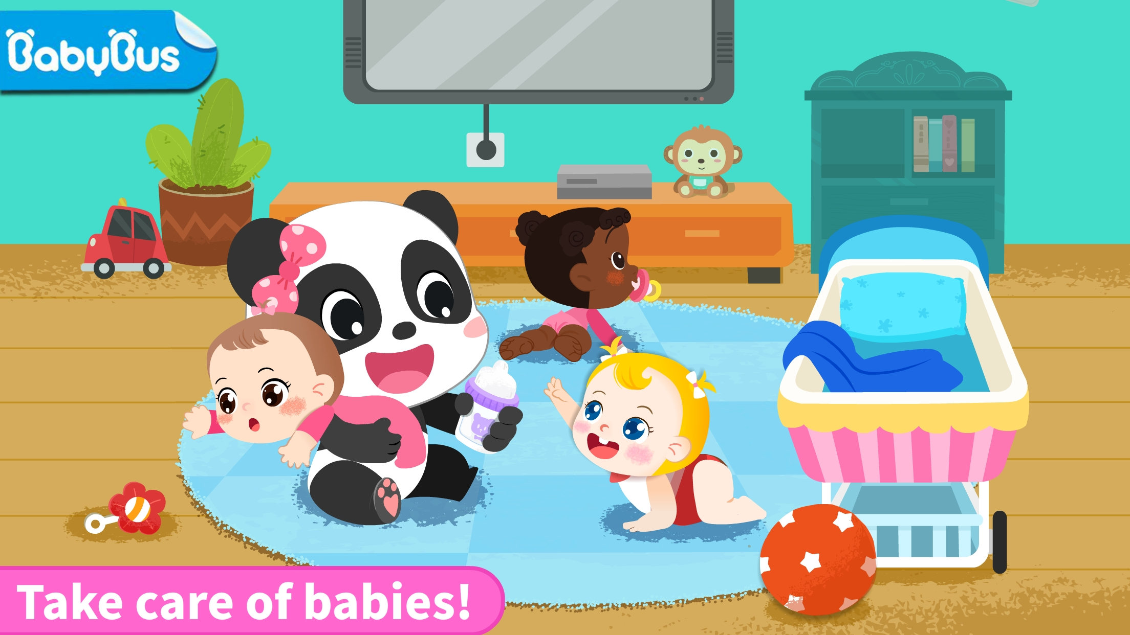 اسکرین شات 1 بازی Panda Games: Baby Girls Care