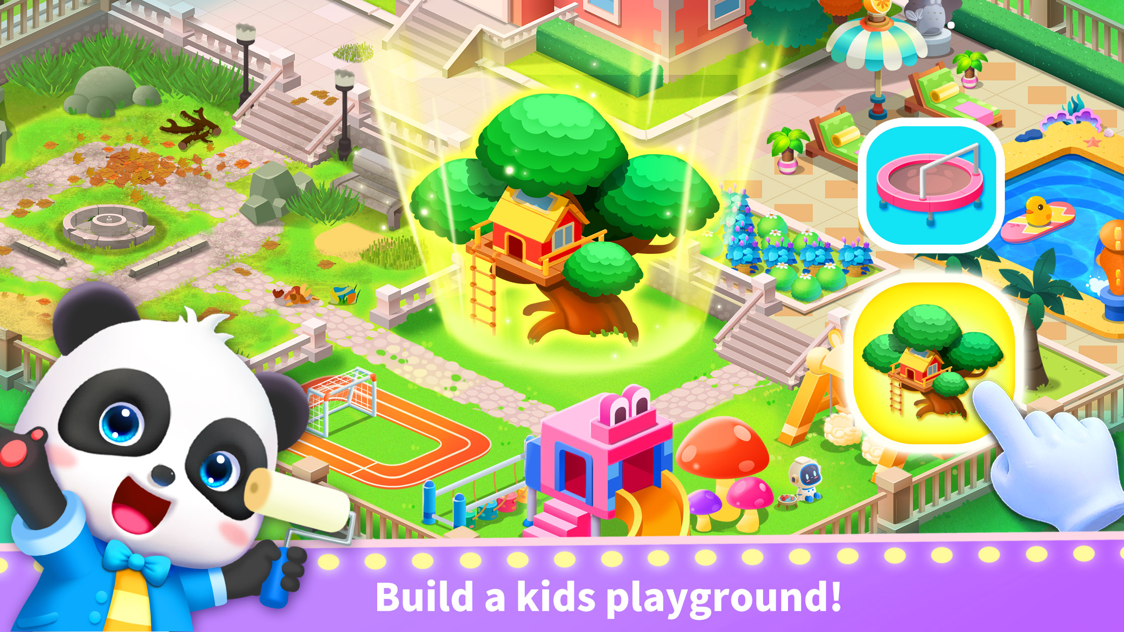 اسکرین شات 2 بازی Baby Panda's Town: Life