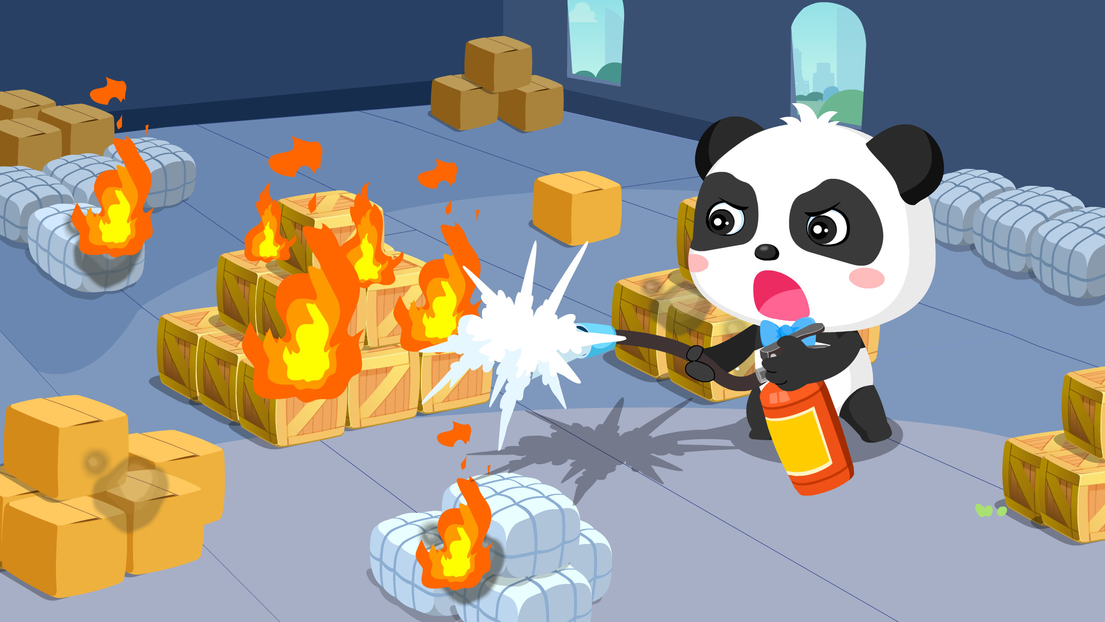 اسکرین شات 4 بازی Baby Panda Earthquake Safety 2