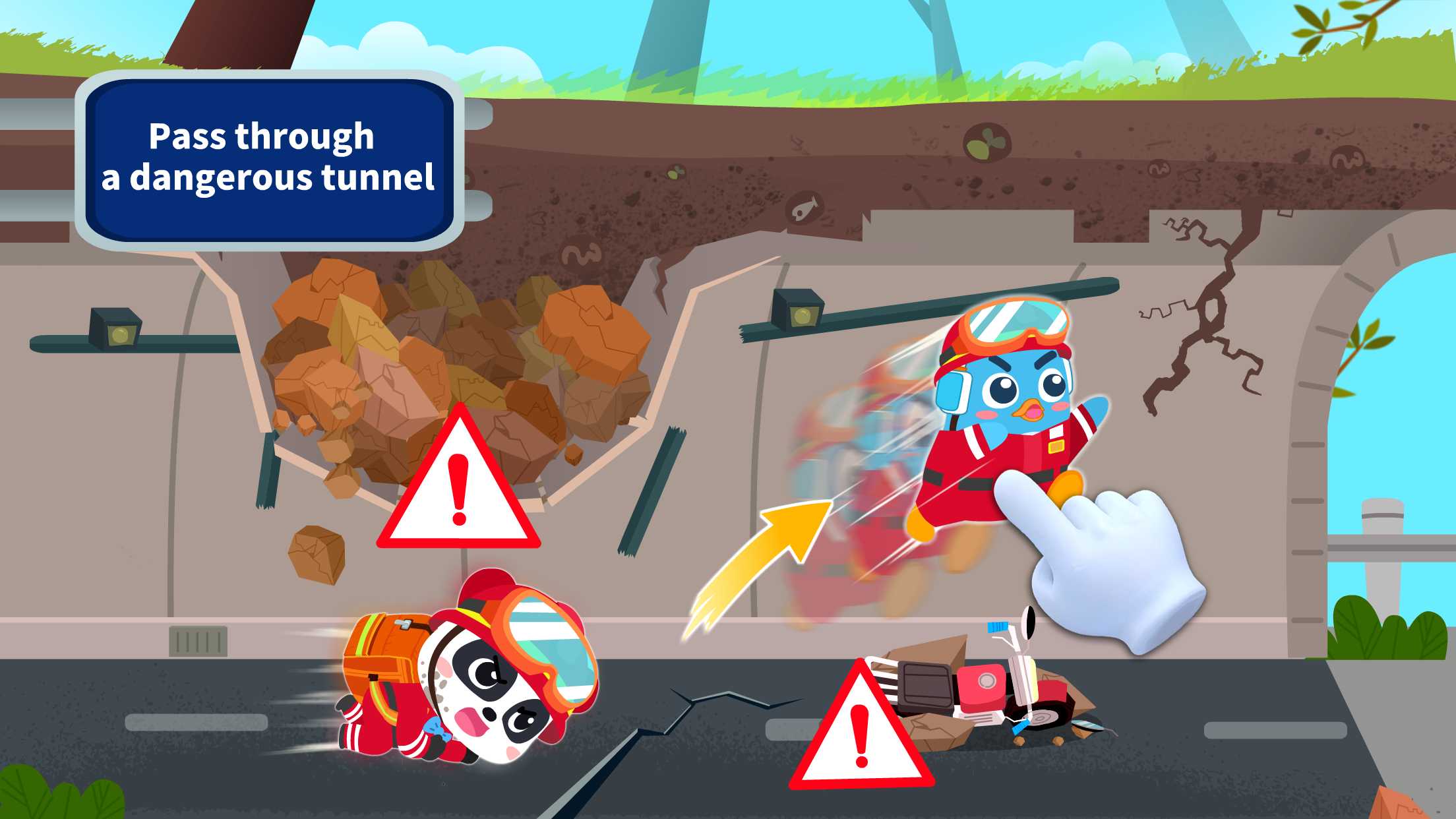 اسکرین شات 2 بازی Baby Panda Earthquake Safety 3