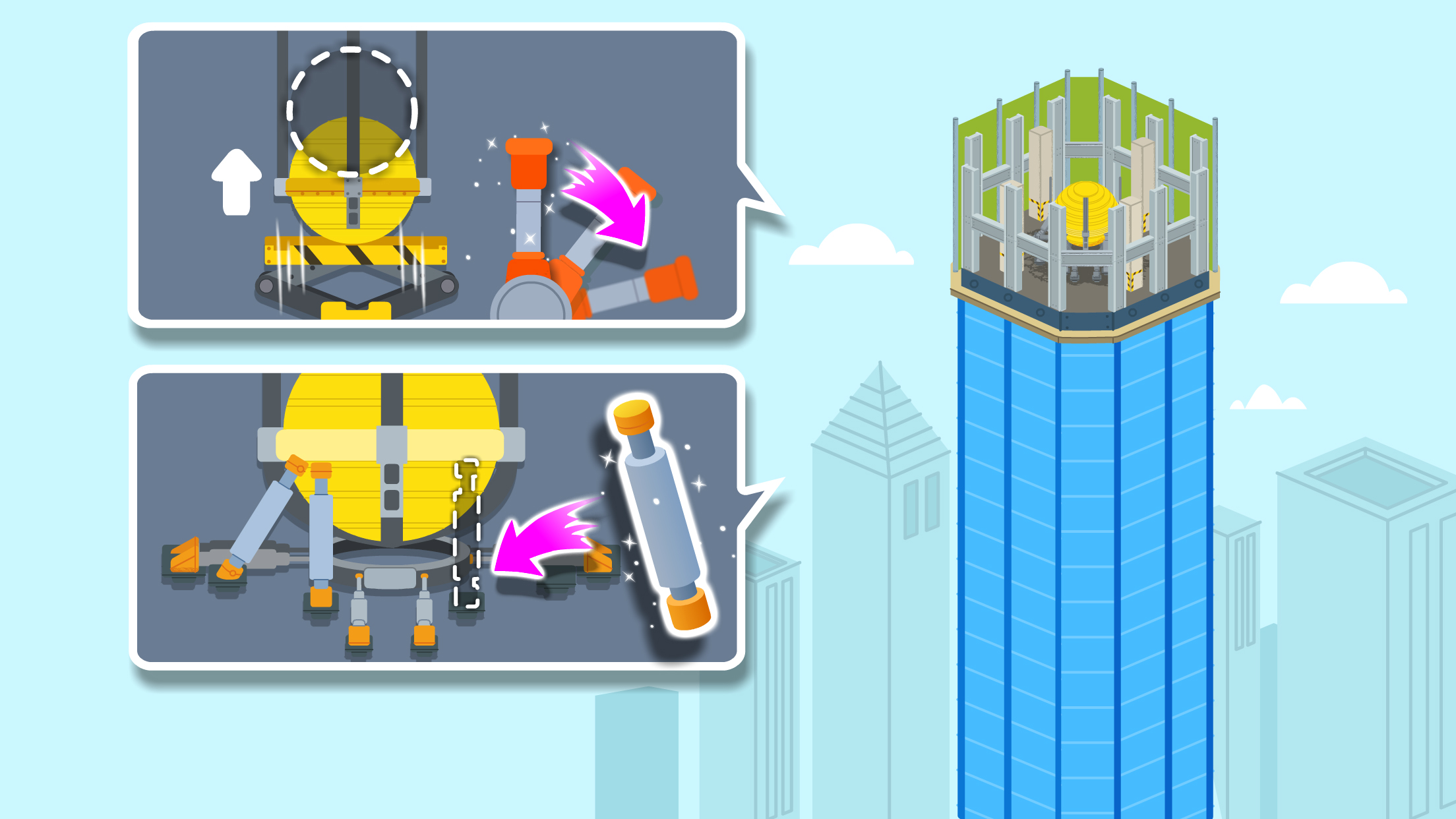 اسکرین شات 4 بازی Baby Panda's City Buildings