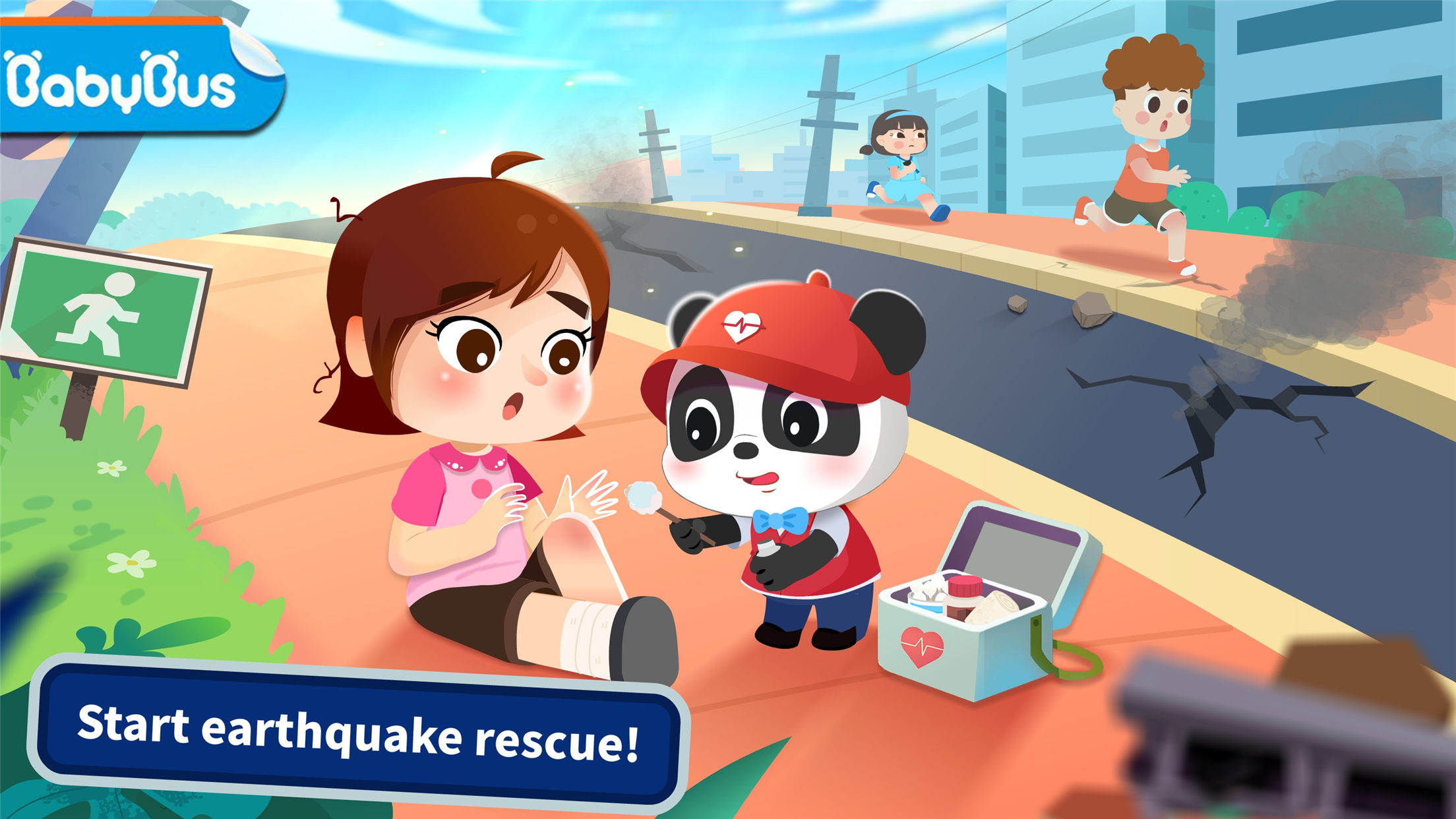 اسکرین شات 1 بازی Baby Panda Earthquake Safety 4