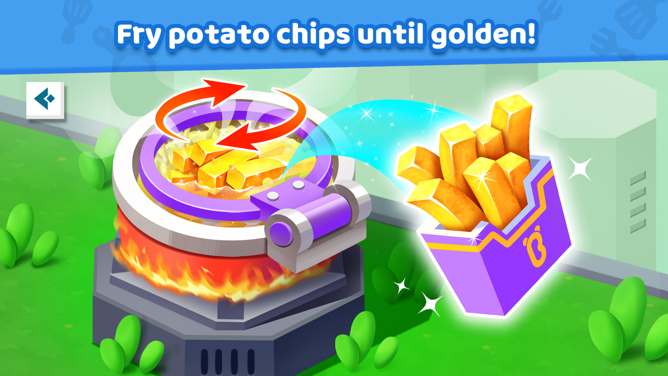 اسکرین شات 5 بازی Little Panda's Fast Food Cook