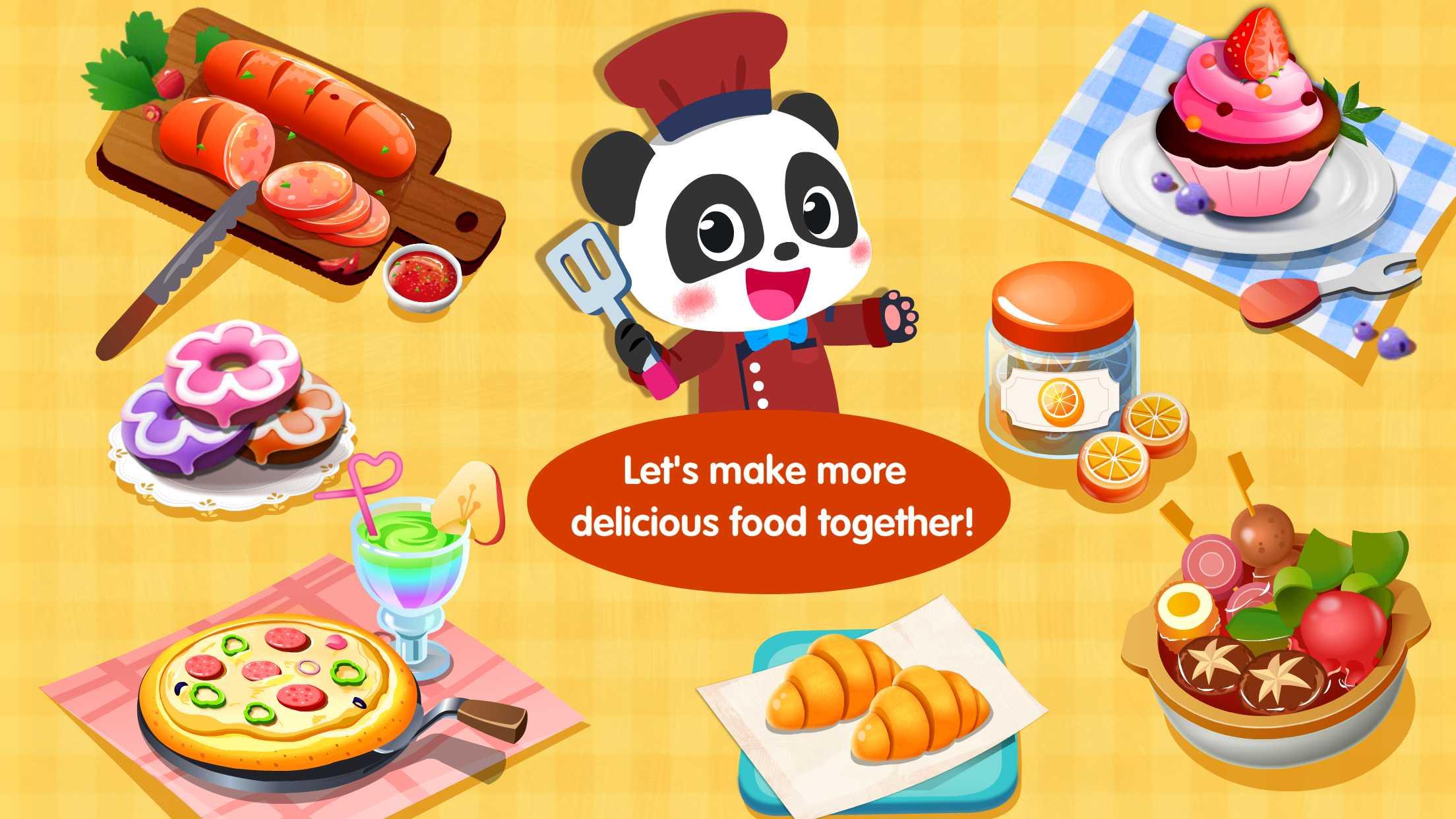 اسکرین شات 5 بازی Little Panda's Food Cooking
