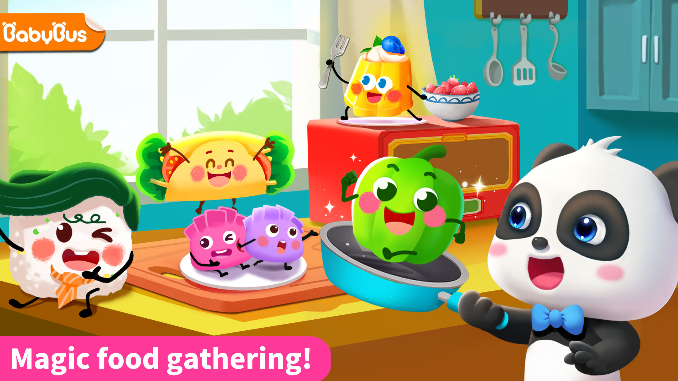 اسکرین شات 1 بازی Baby Panda's Magic Kitchen