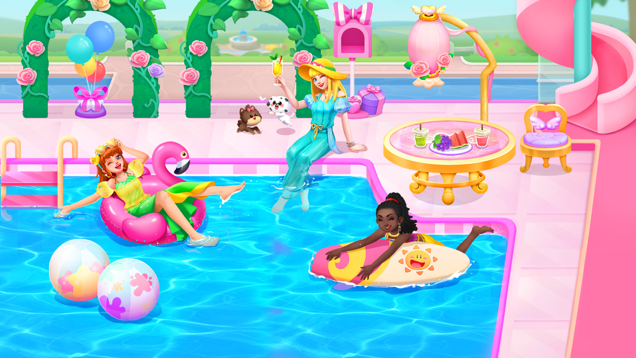 اسکرین شات 5 بازی Little Panda's Girls Town