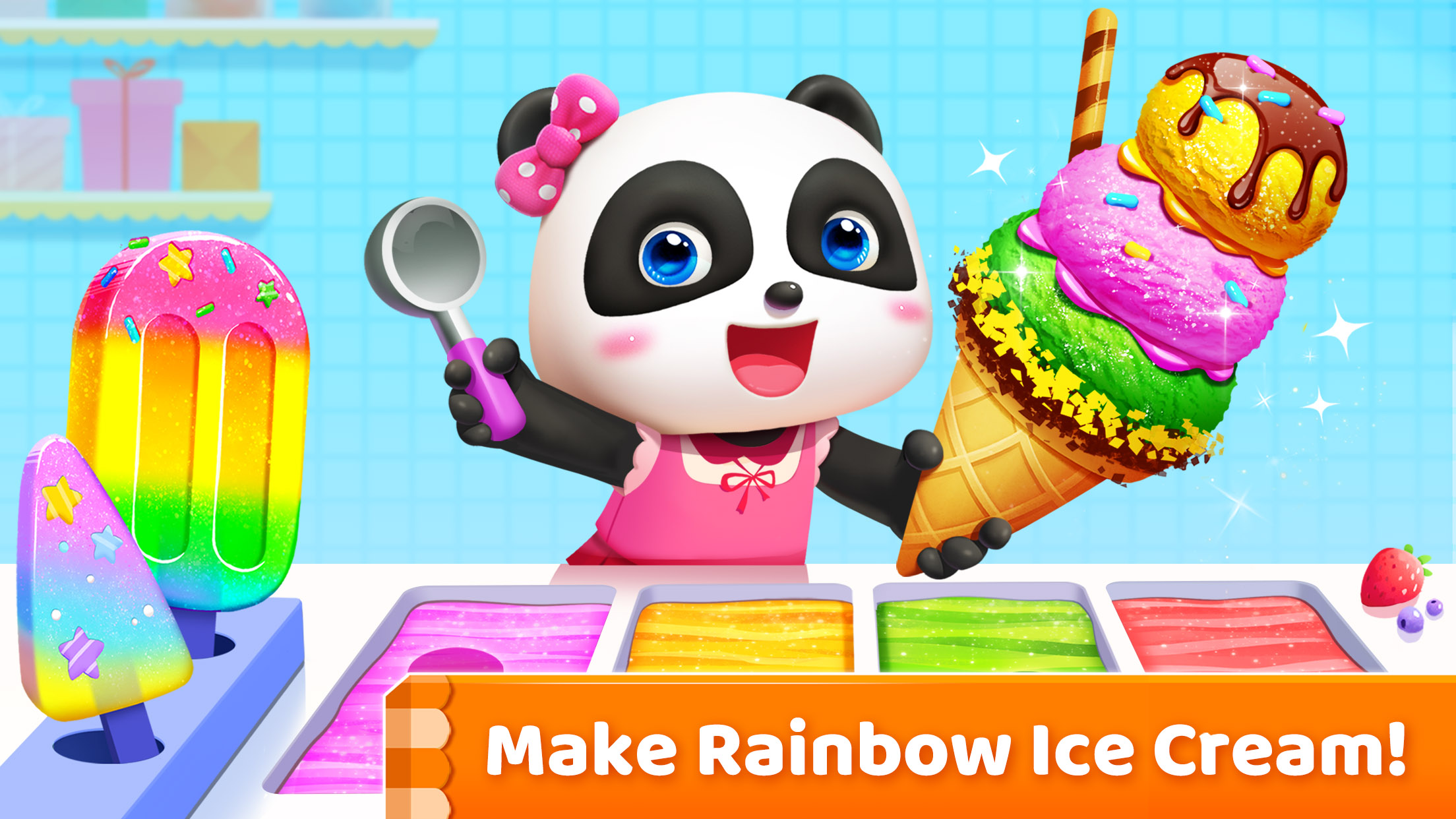 اسکرین شات 2 بازی Little Panda's Ice Cream Game