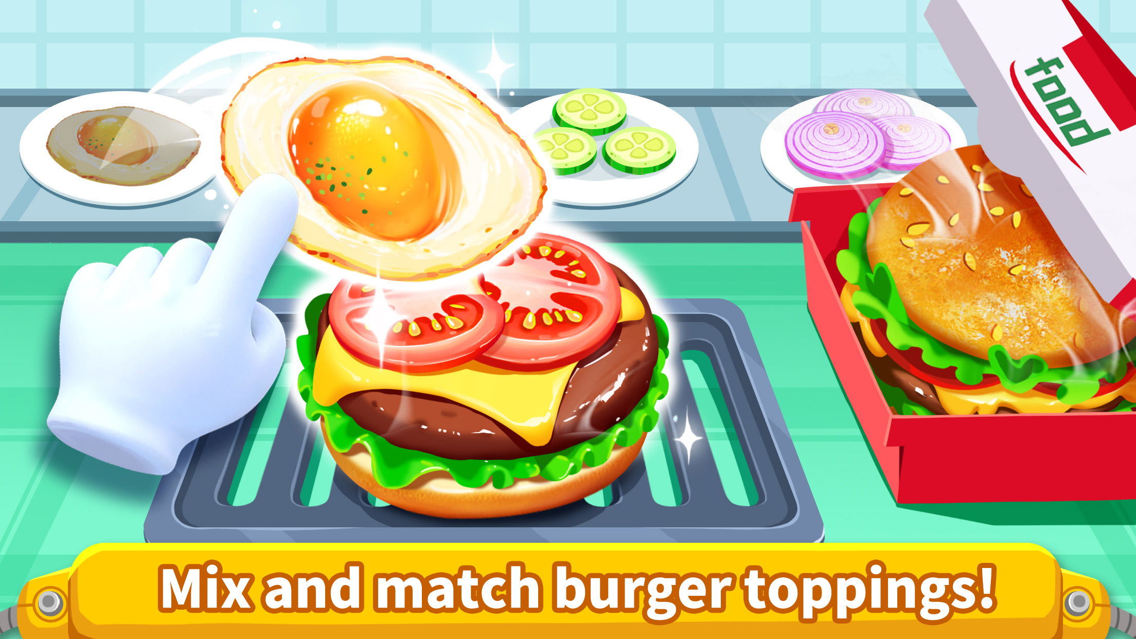 اسکرین شات 2 بازی Little Panda's Space Kitchen