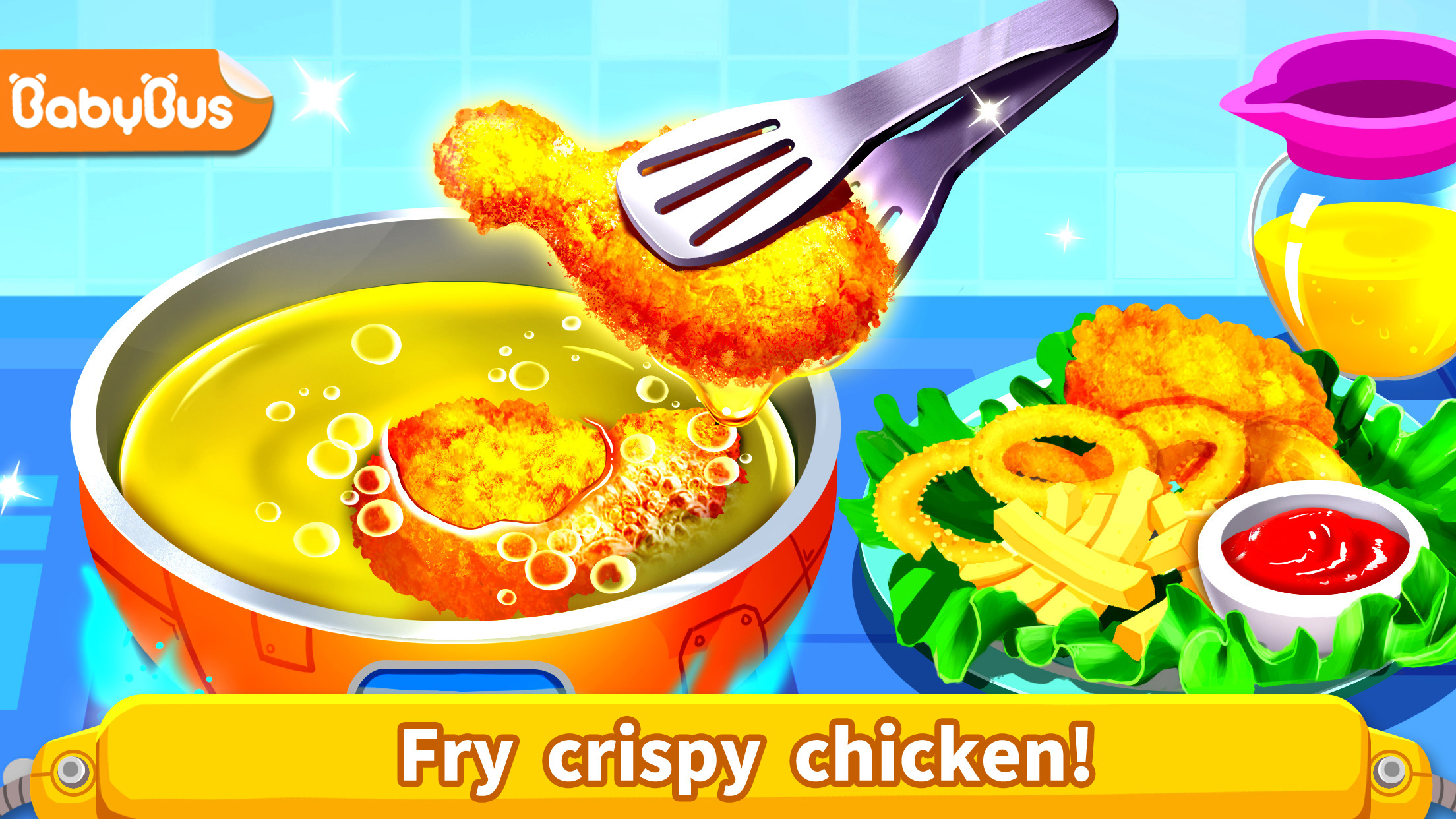 اسکرین شات 1 بازی Little Panda's Space Kitchen