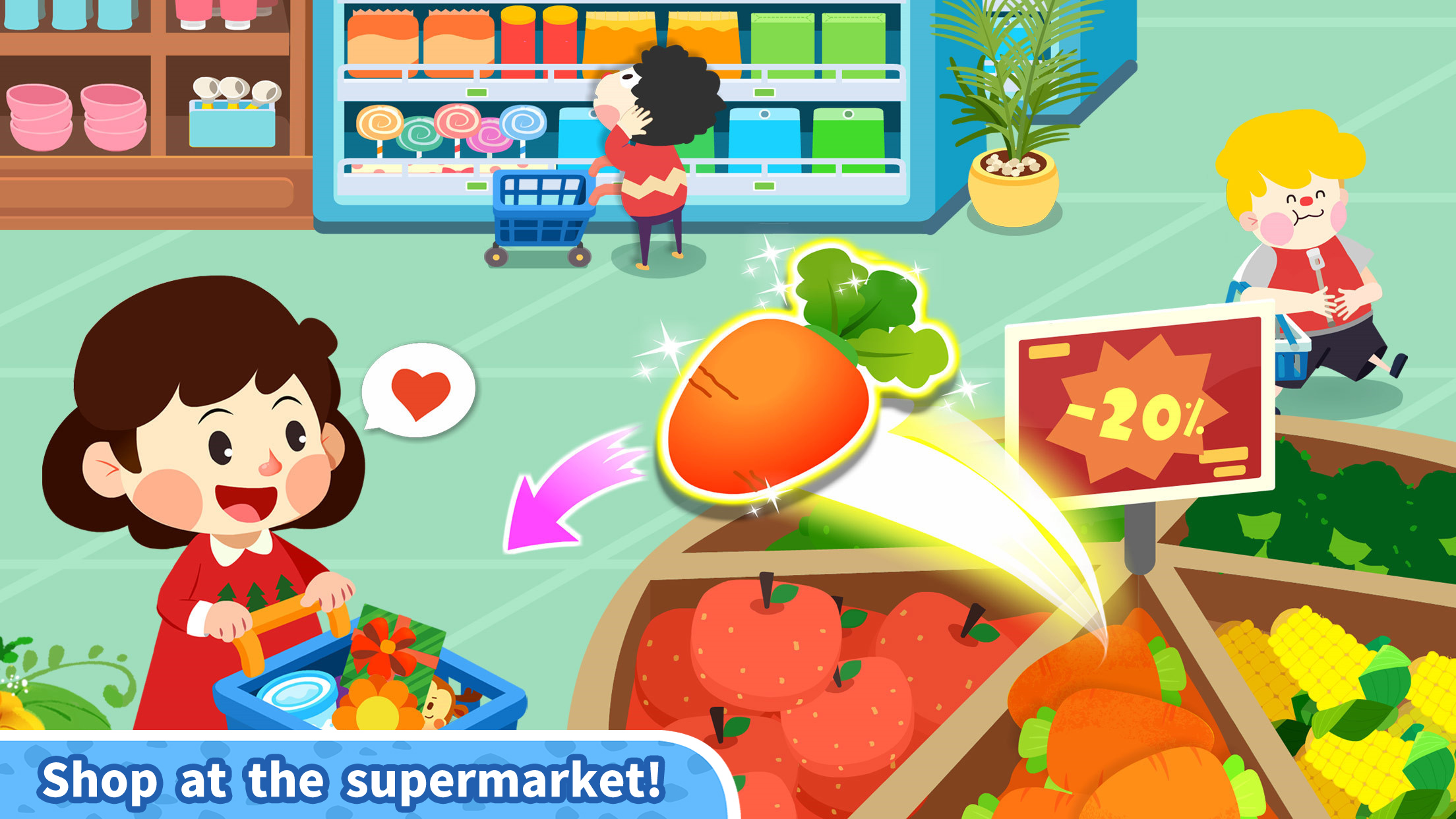 اسکرین شات 4 بازی Baby Panda's Town: Street