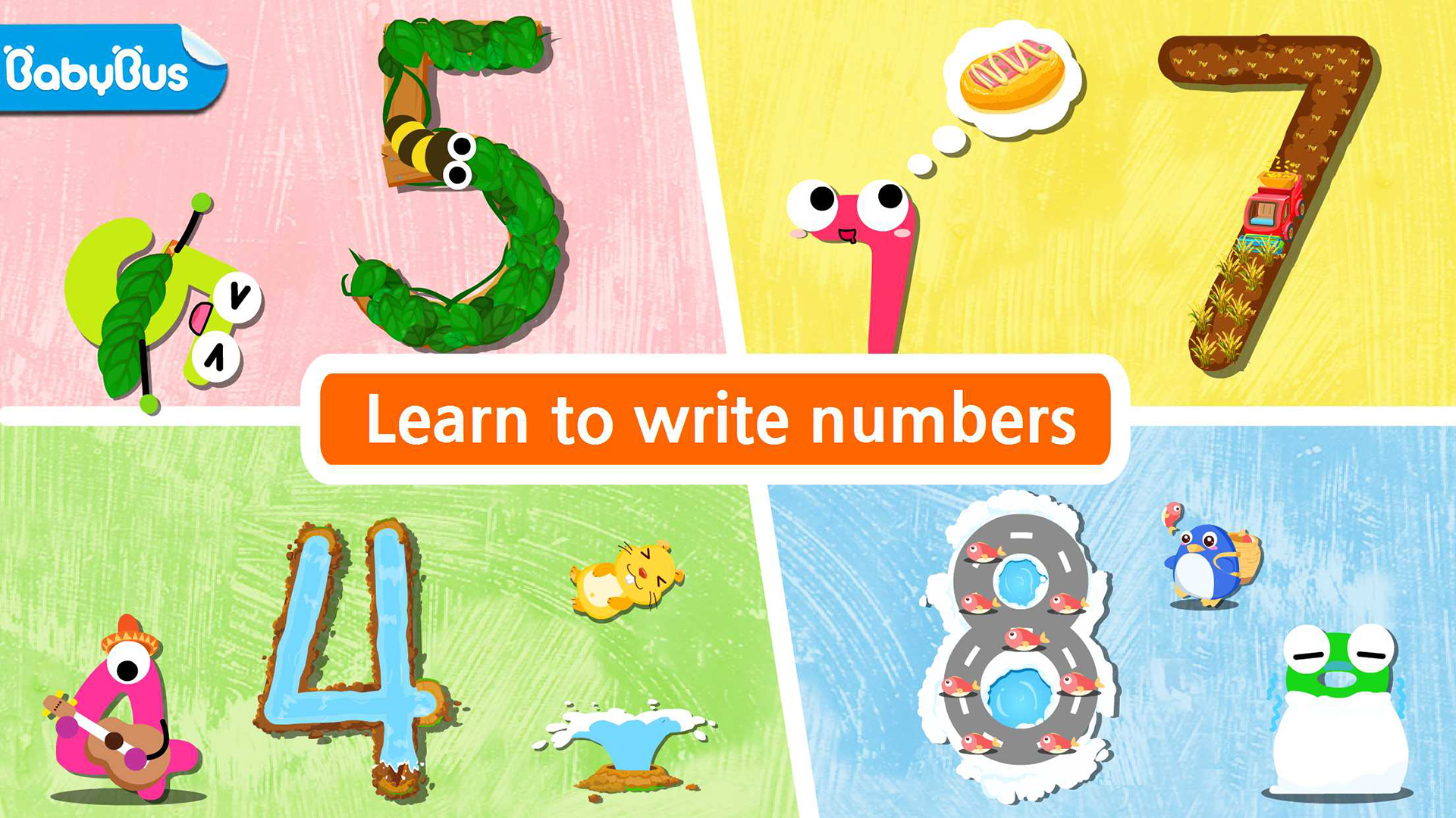 اسکرین شات 1 بازی Baby Panda’s Numbers