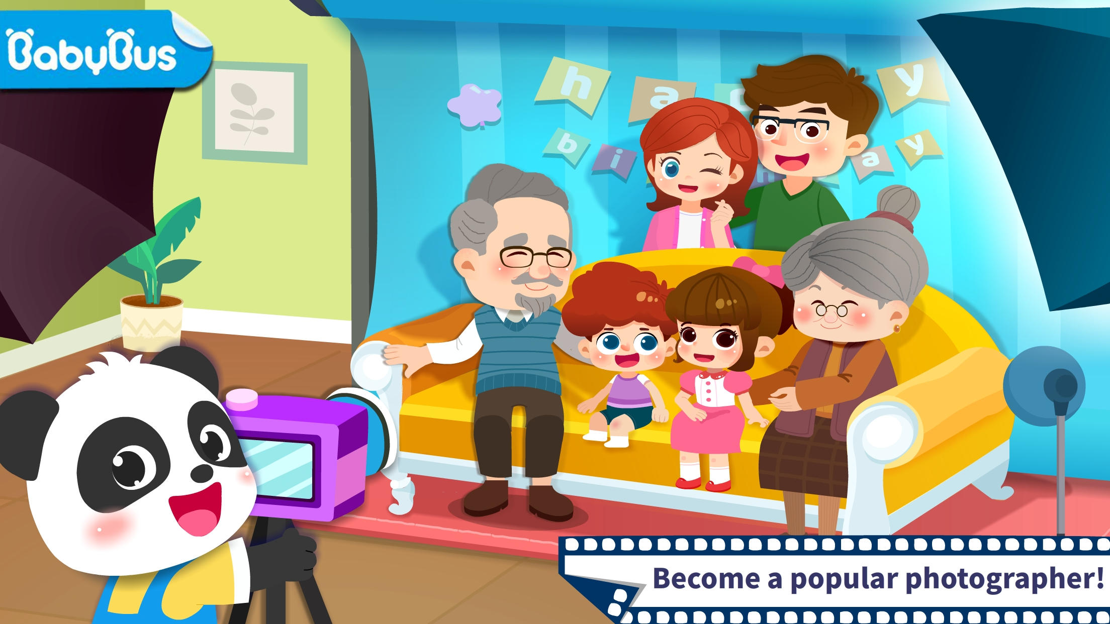 اسکرین شات 1 بازی Baby Panda's Photo Studio