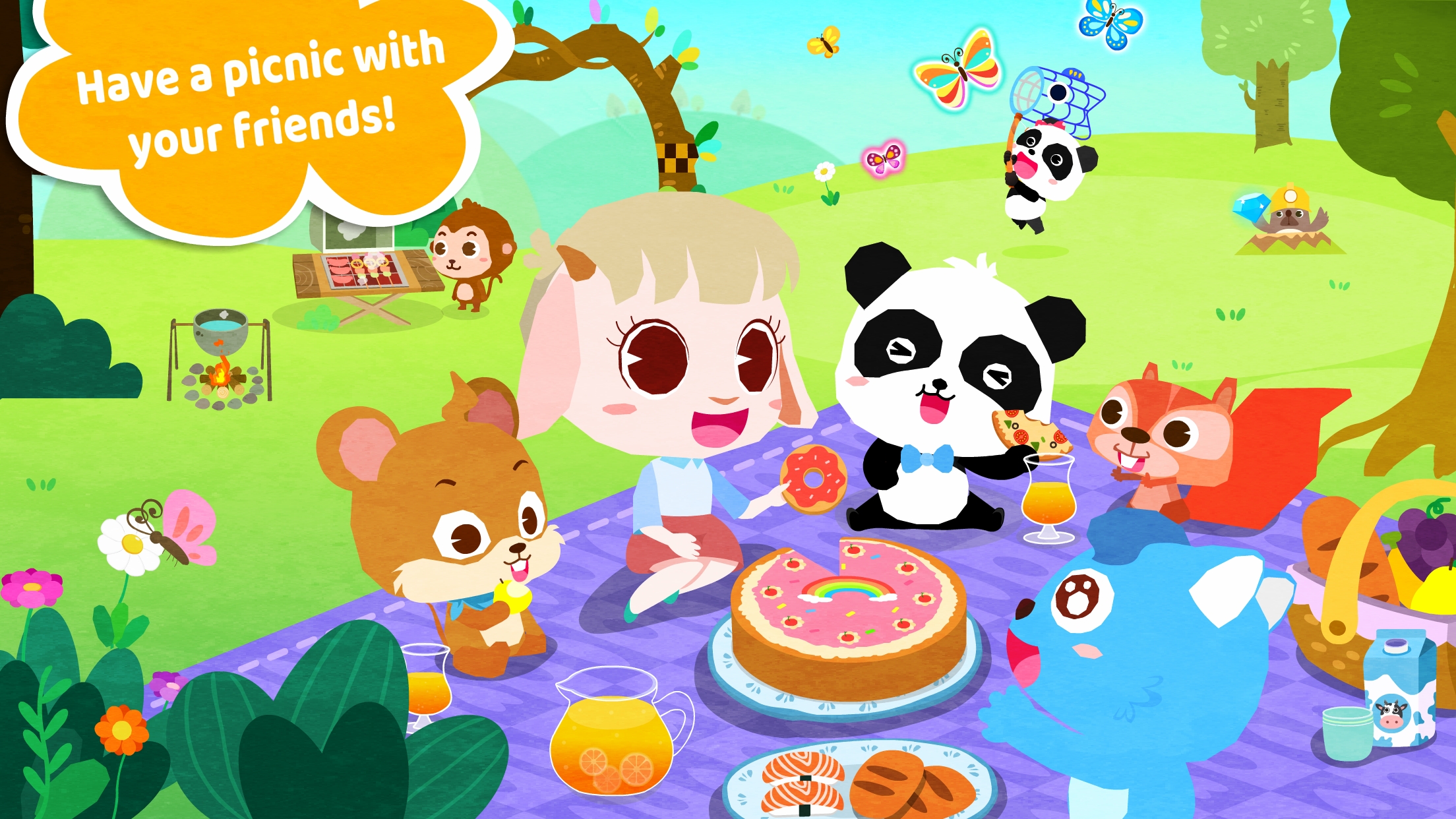 اسکرین شات 4 بازی Little Panda’s Camping Trip