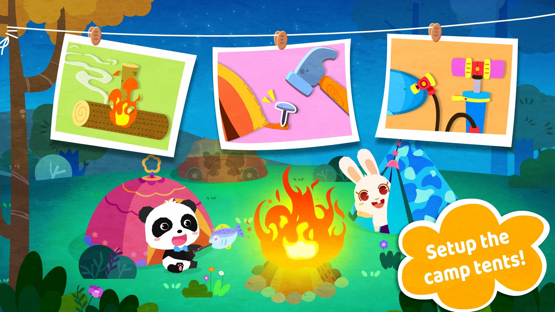 اسکرین شات 5 بازی Little Panda’s Camping Trip