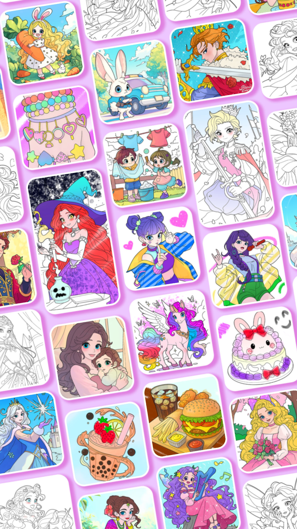 اسکرین شات 7 بازی Princess Game Fantasy Coloring