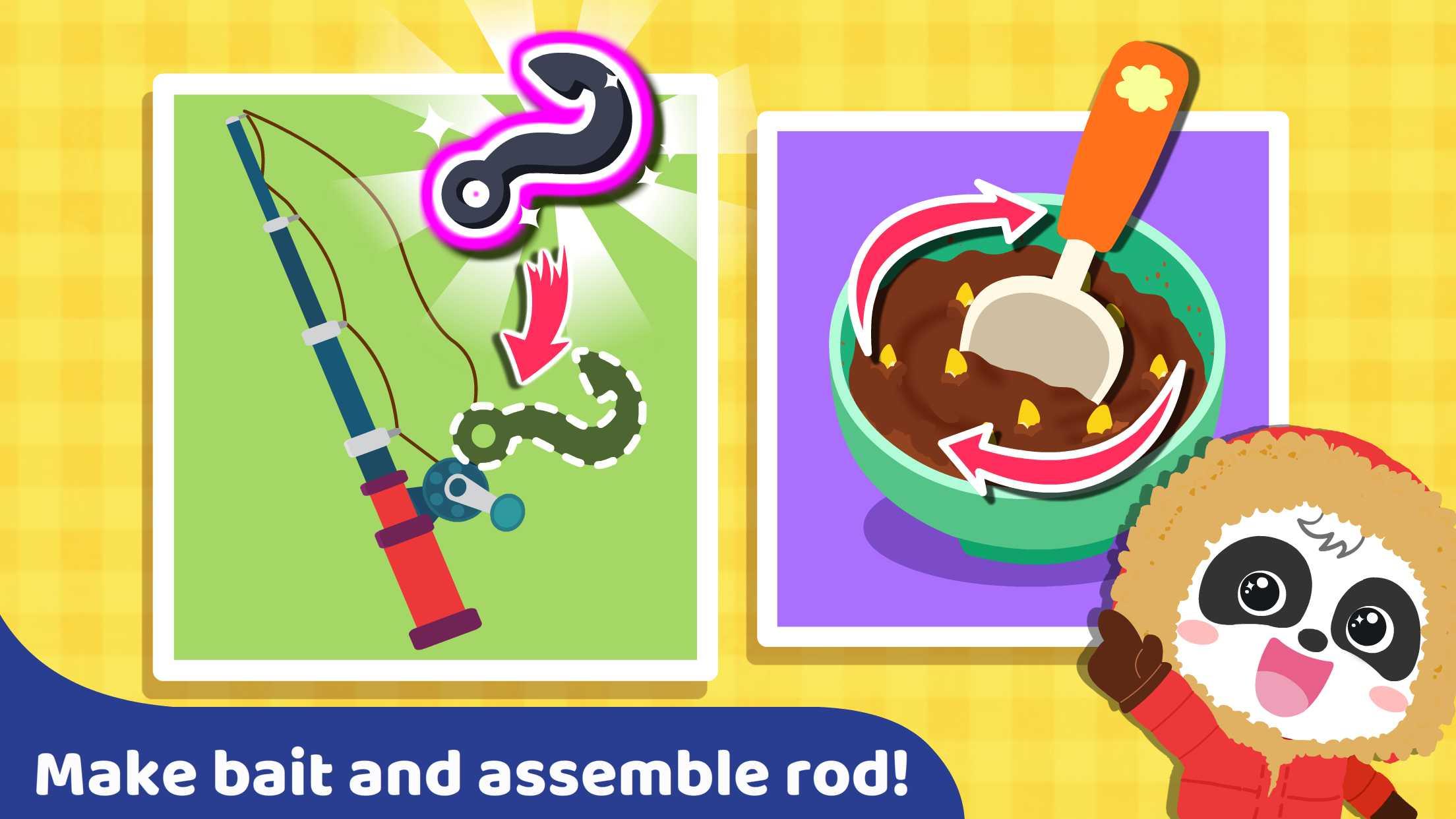 اسکرین شات 2 بازی Baby Panda: Fishing