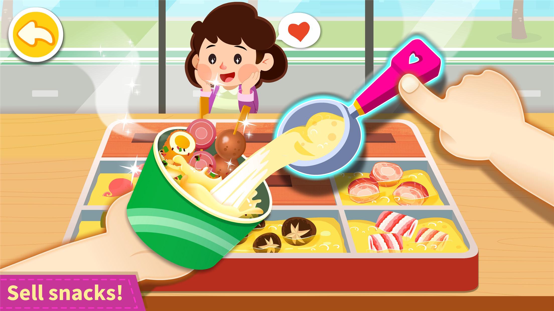 اسکرین شات 2 بازی Baby Panda's Town: Supermarket