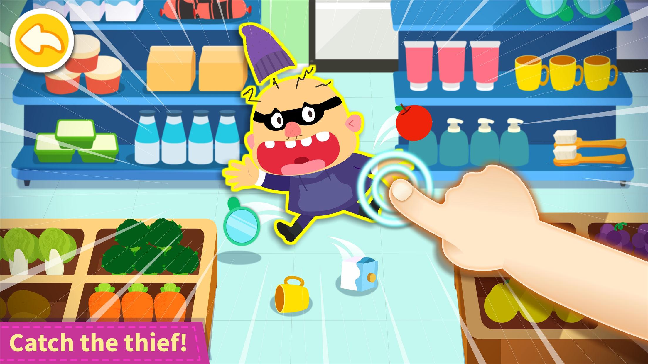 اسکرین شات 5 بازی Baby Panda's Town: Supermarket