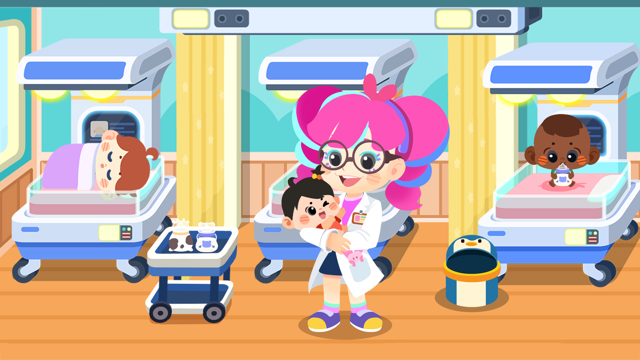 اسکرین شات 3 بازی Baby Panda's Town: Hospital