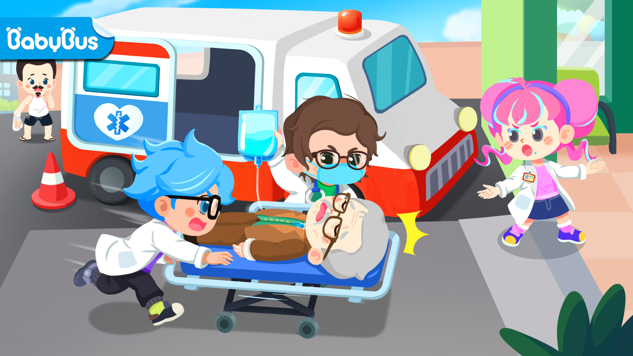 اسکرین شات 1 بازی Baby Panda's Town: Hospital