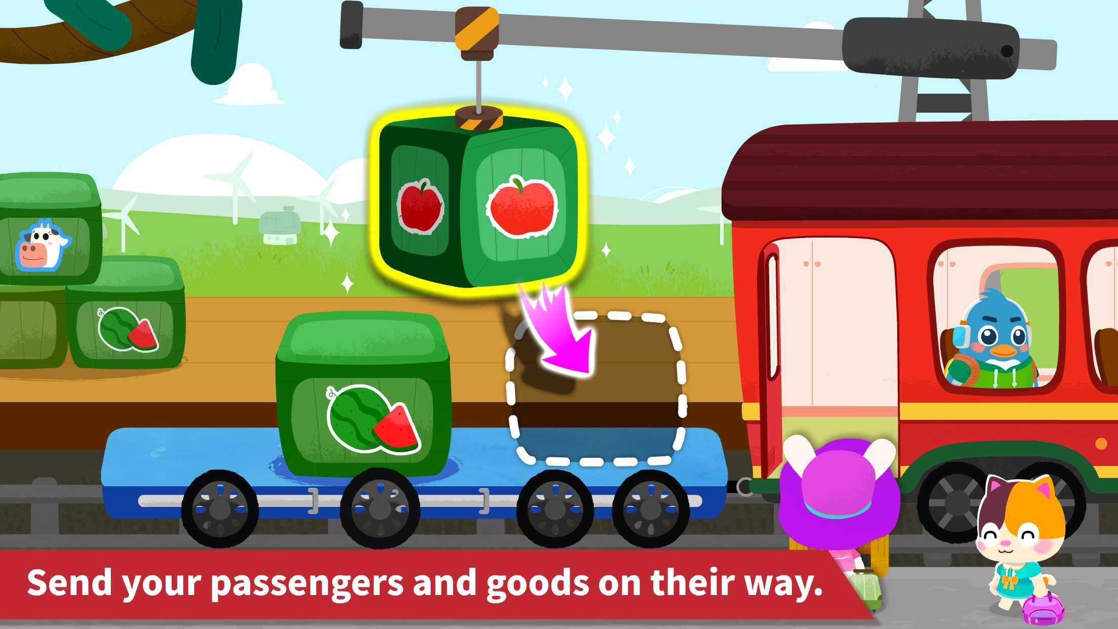 اسکرین شات 2 بازی Baby Panda's Train