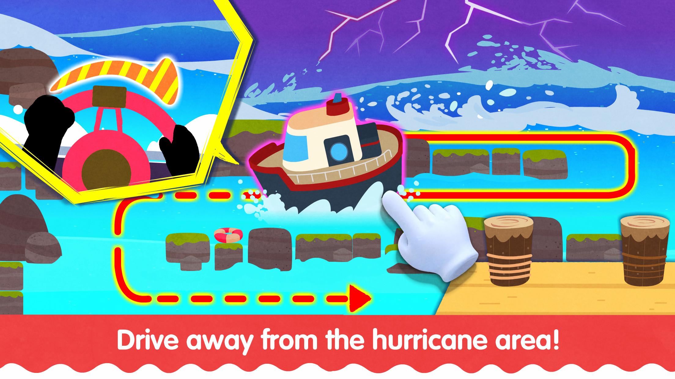 اسکرین شات 3 بازی Baby Panda's Hurricane Safety