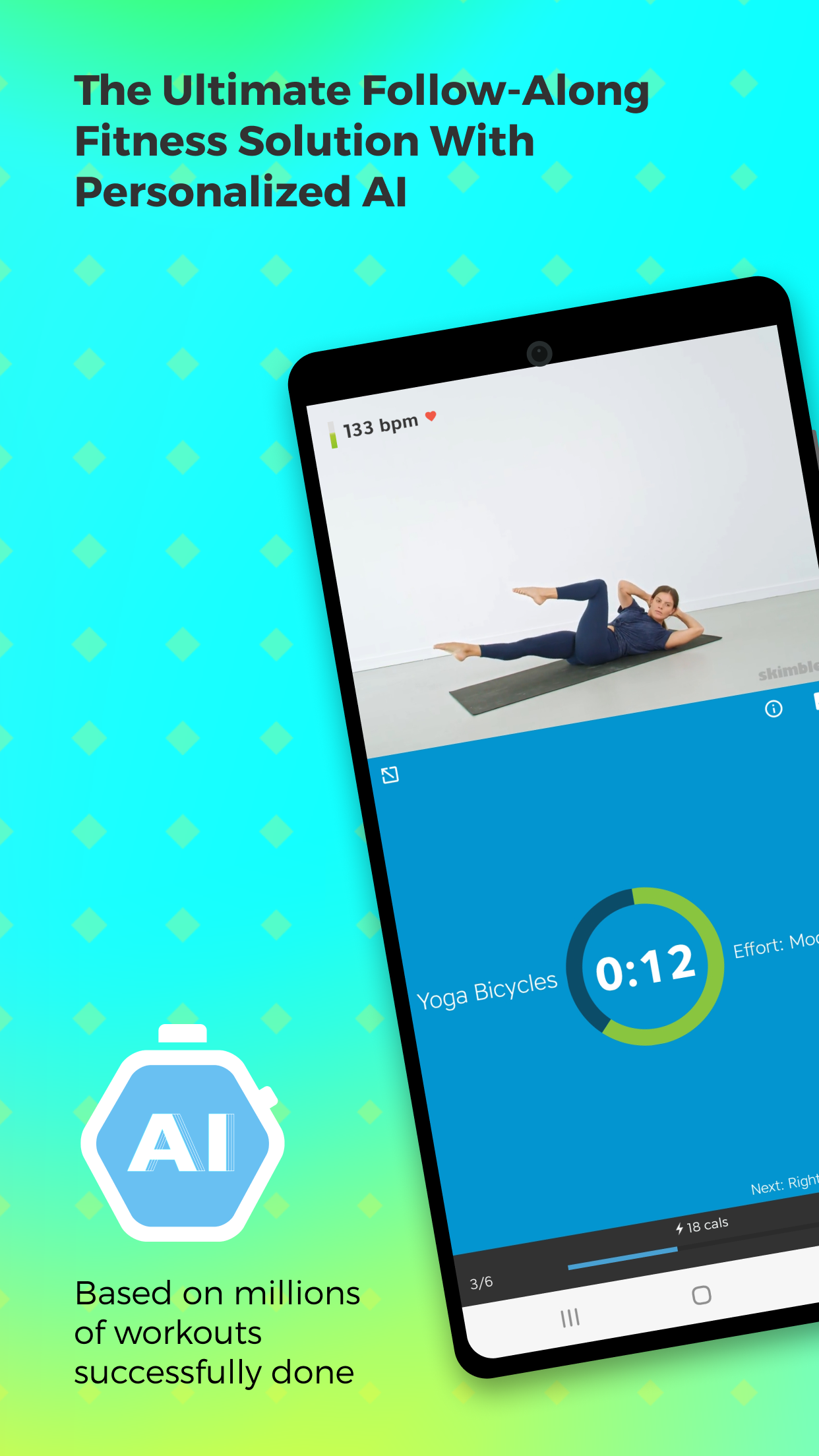 اسکرین شات 1 برنامه Workout Trainer AI