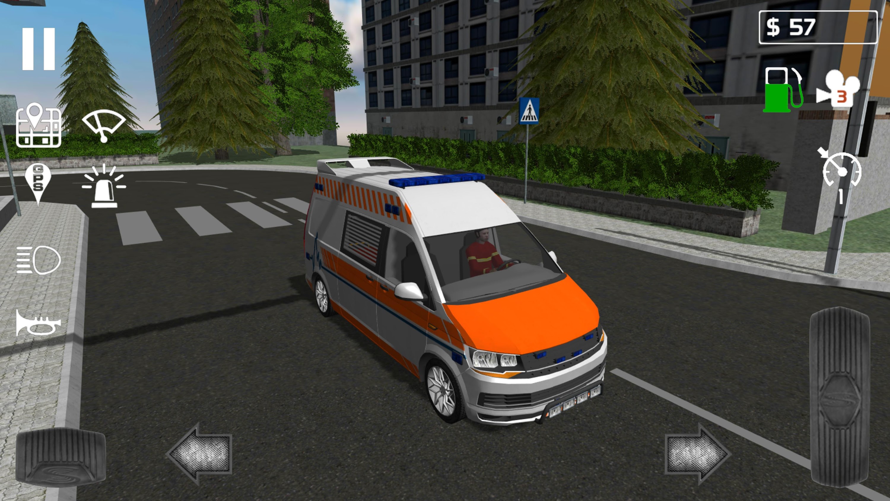 اسکرین شات 1 بازی Emergency Ambulance Simulator