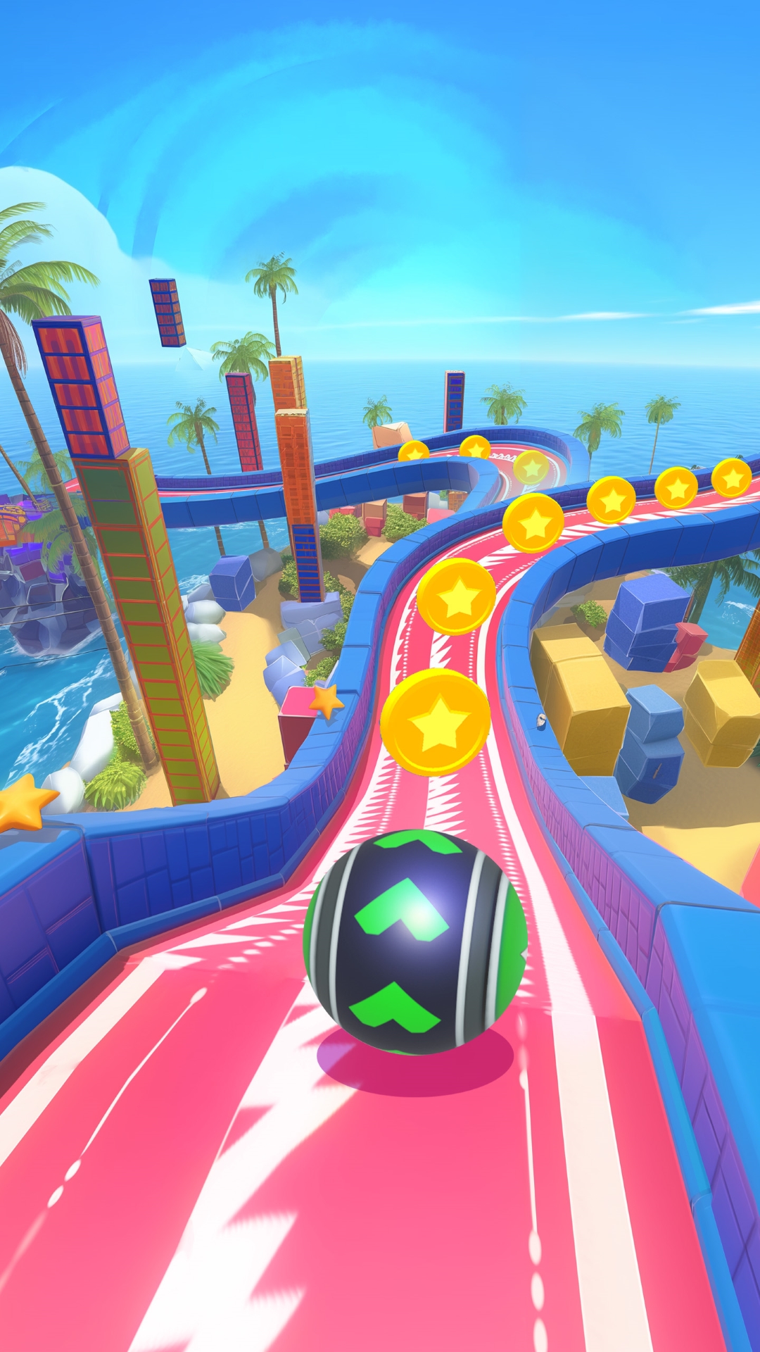 اسکرین شات 6 بازی 3D Super Rolling Ball Race